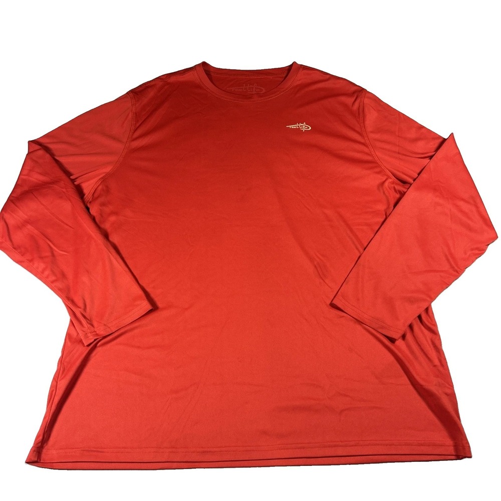 Reel Life Men's LS Fishing Shirt UV UPF 50+ Dual Logo & Raised On The Water XXL